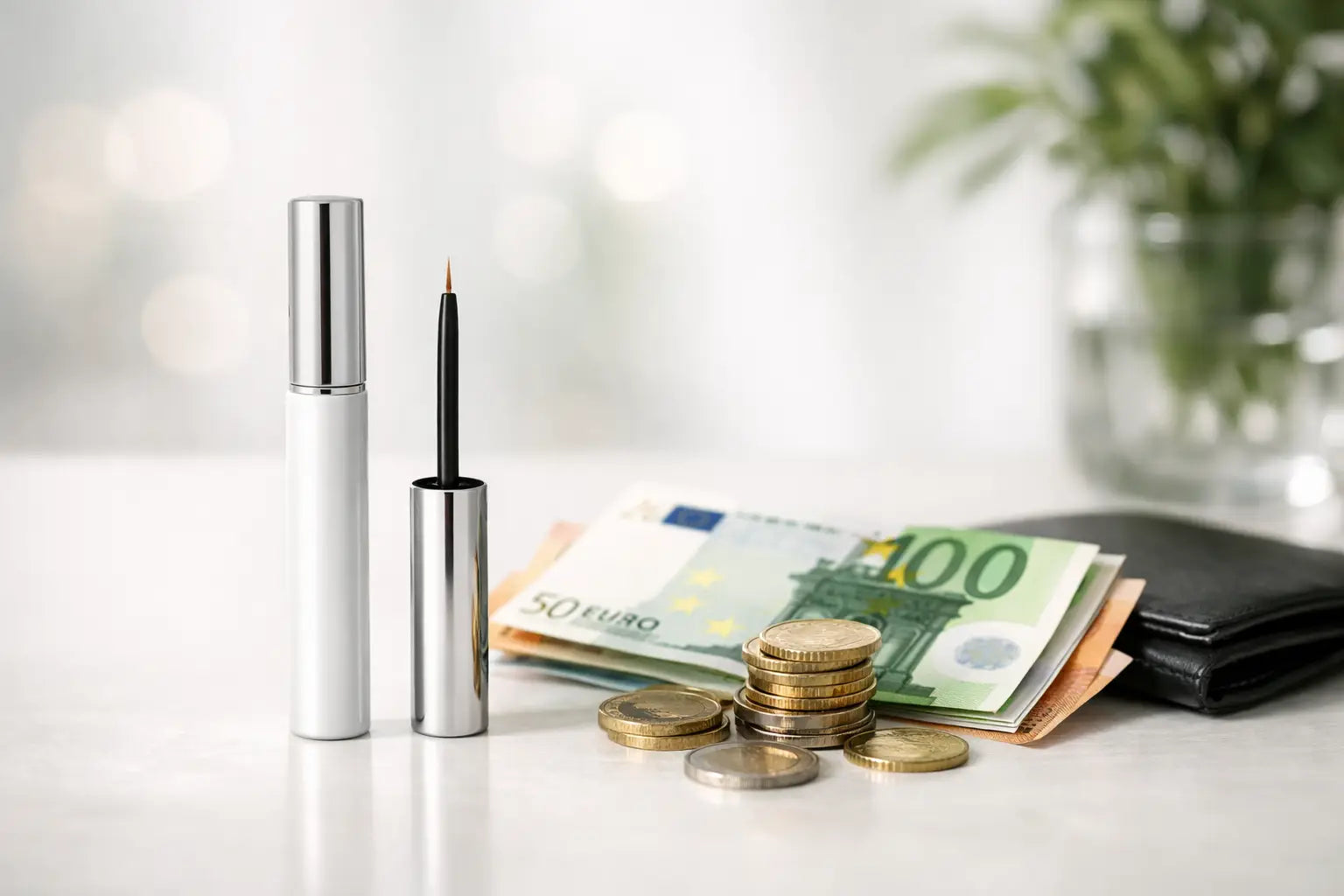 Wimpernserum mit Geld-zurück-Garantie wählen