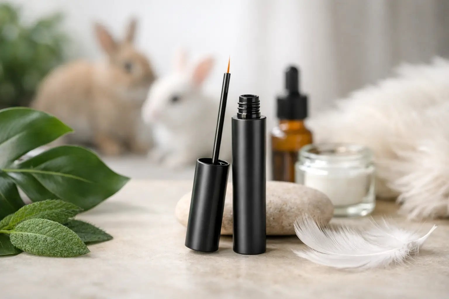 Veganes tierversuchsfreies Wimpernserum wählen