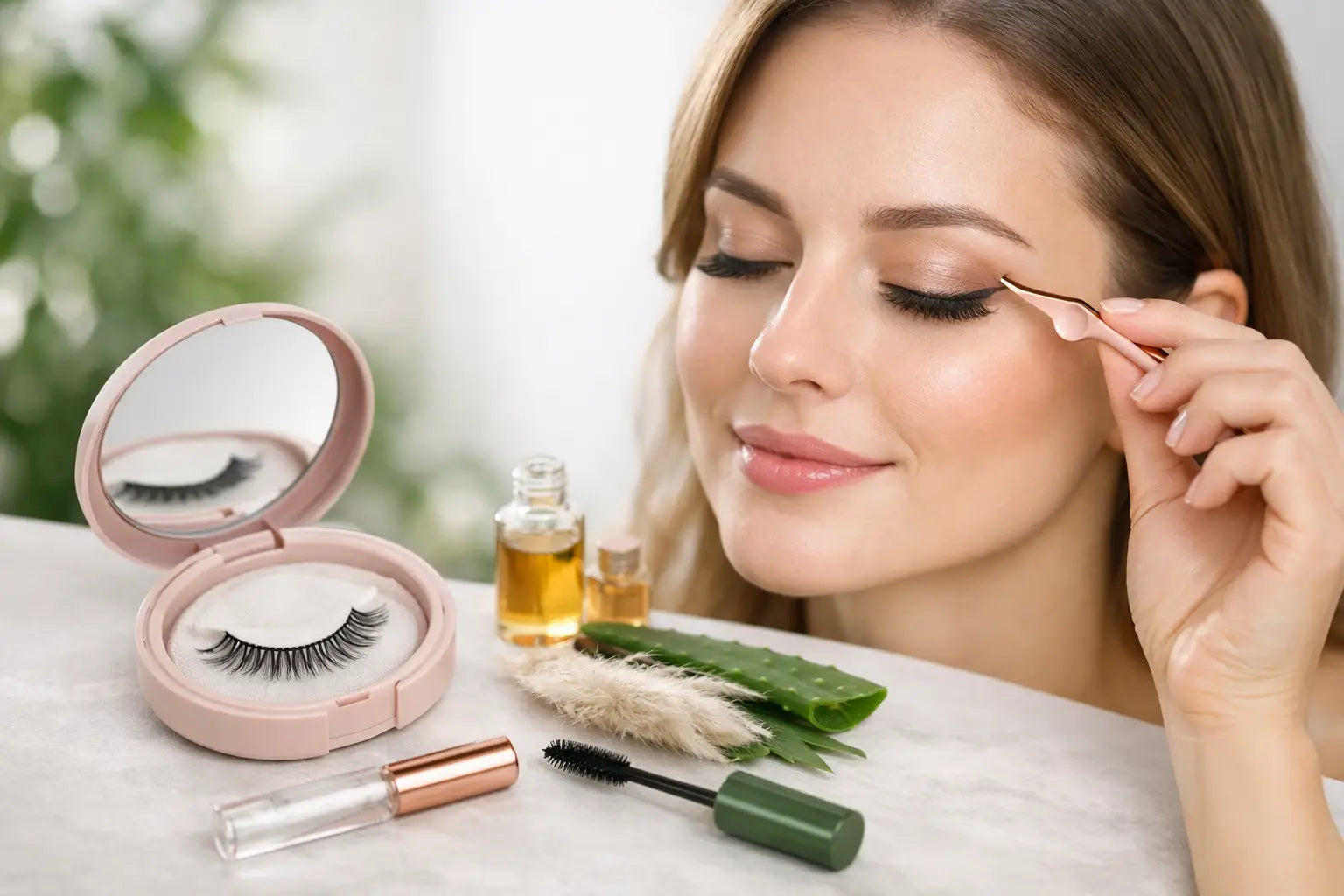 Natürliche Alternative zu Wimpernextensions