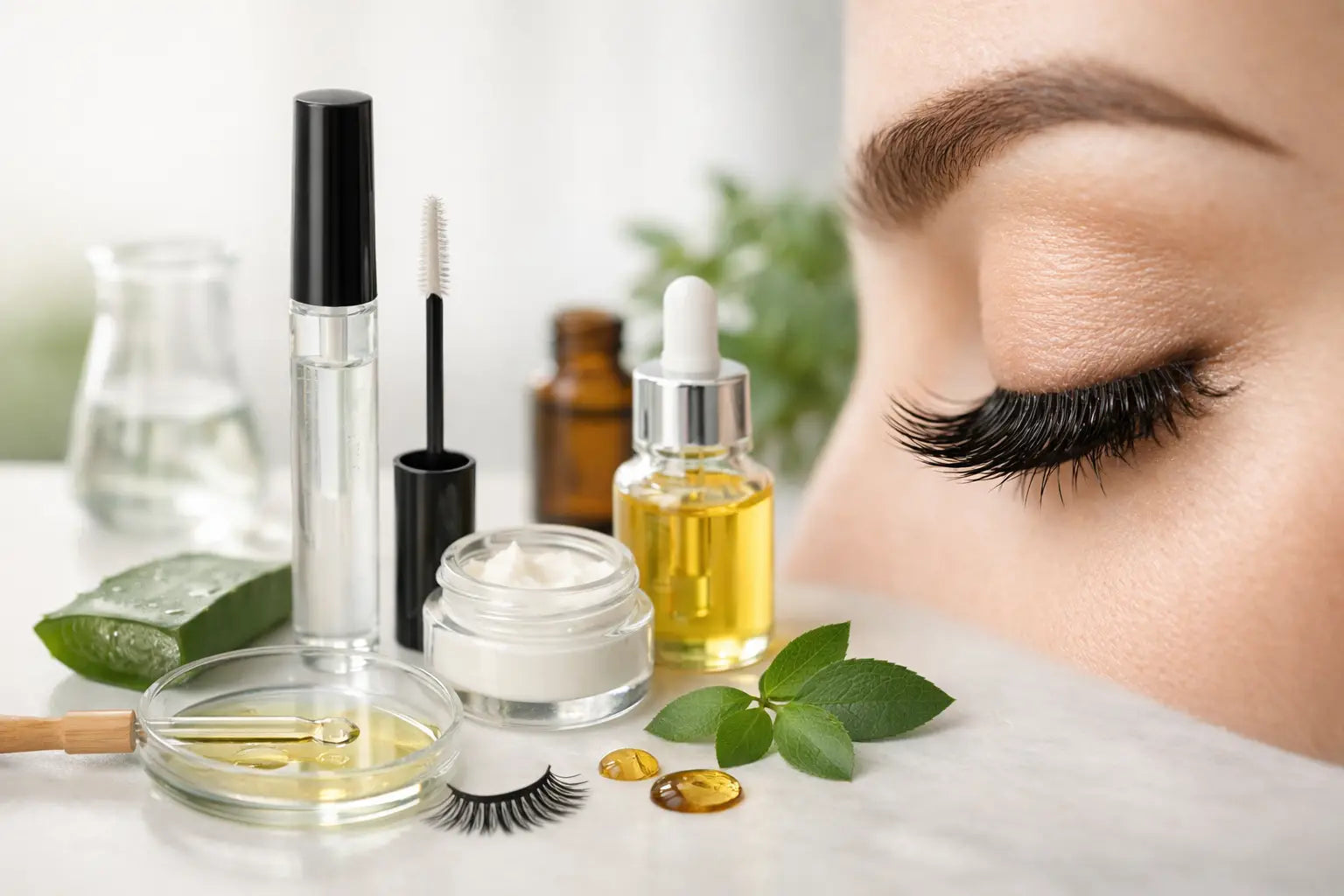 Wimpernpflege Inhaltsstoffe erklärt einfach