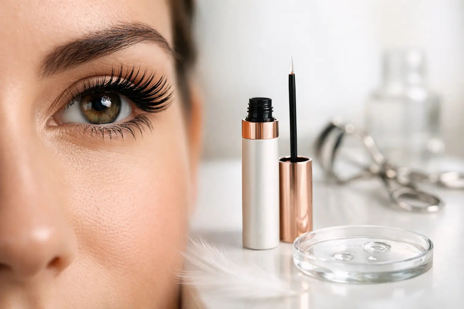 Wann sieht man erste Wimpernserum-Ergebnisse?