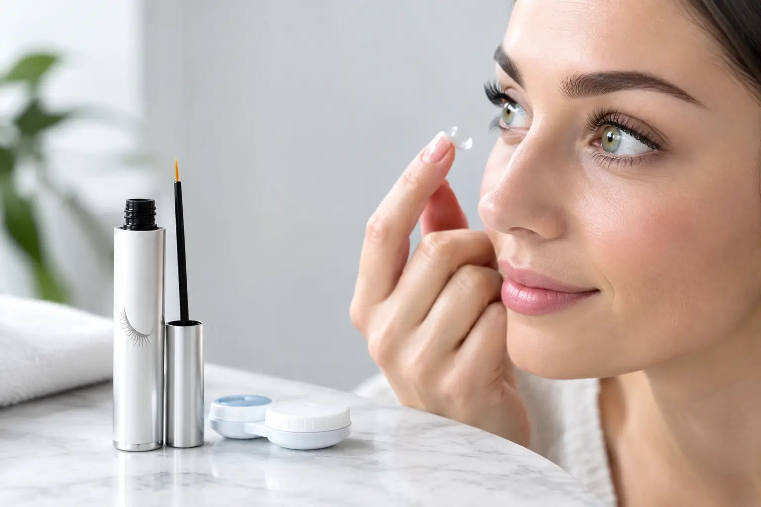 Ist Wimpernserum für Kontaktlinsen geeignet?